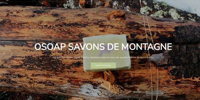 creation site internet osoap savon